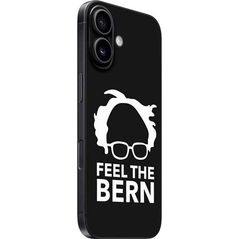Feel The Bern Outline iPhone 16 Plus Skin